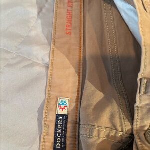Dockers Tan Straight Fit Pants